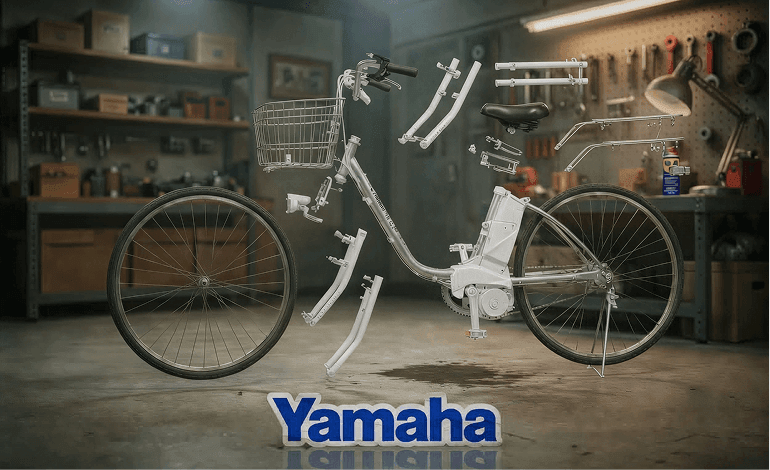Yamaha電動アシスト自転車の組み立て方